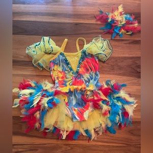 This little bird dance costume. Jazz/tapp/musical theater